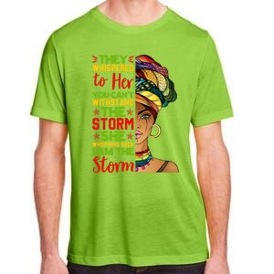 I Am The Storm Juneteenth Black History Month Gift Adult ChromaSoft Performance T-Shirt