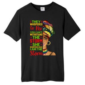 I Am The Storm Juneteenth Black History Month Gift Tall Fusion ChromaSoft Performance T-Shirt