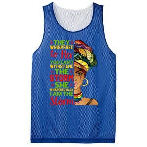 I Am The Storm Juneteenth Black History Month Gift Mesh Reversible Basketball Jersey Tank