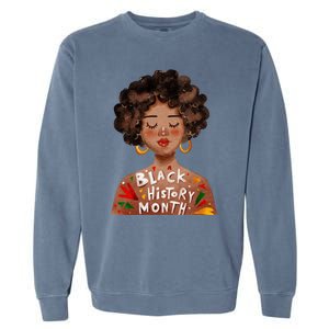 I Am The Strong African Queen Black History Month Meaningful Gift Garment-Dyed Sweatshirt