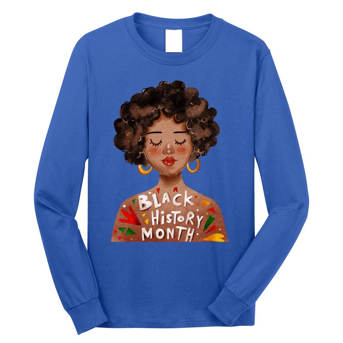 I Am The Strong African Queen Black History Month Meaningful Gift Long Sleeve Shirt