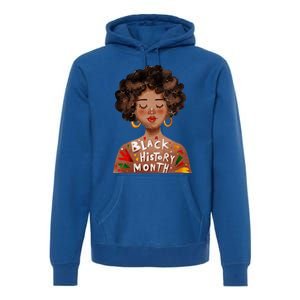 I Am The Strong African Queen Black History Month Meaningful Gift Premium Hoodie