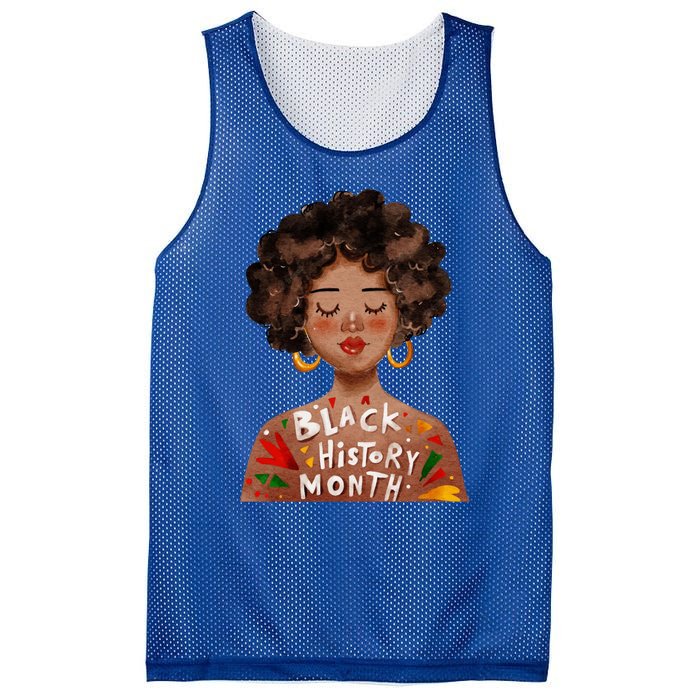 I Am The Strong African Queen Black History Month Meaningful Gift Mesh Reversible Basketball Jersey Tank