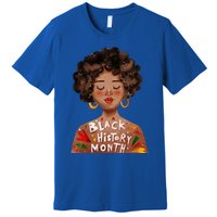 I Am The Strong African Queen Black History Month Meaningful Gift Premium T-Shirt