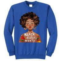 I Am The Strong African Queen Black History Month Meaningful Gift Tall Sweatshirt