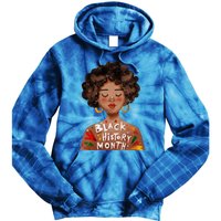 I Am The Strong African Queen Black History Month Meaningful Gift Tie Dye Hoodie