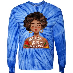 I Am The Strong African Queen Black History Month Meaningful Gift Tie-Dye Long Sleeve Shirt