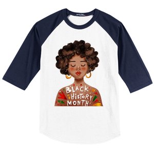 I Am The Strong African Queen Black History Month Meaningful Gift Baseball Sleeve Shirt