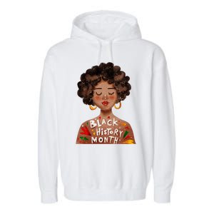 I Am The Strong African Queen Black History Month Meaningful Gift Garment-Dyed Fleece Hoodie