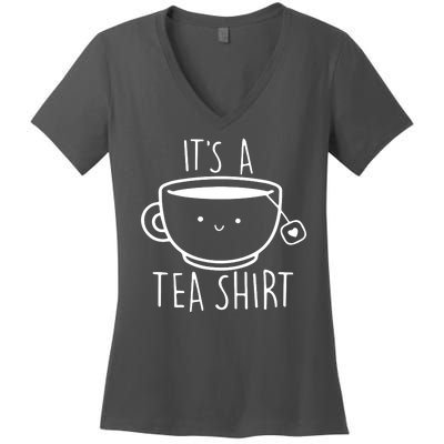 ItS A Tea Shirt Funny Tea Lover Women's V-Neck T-Shirt