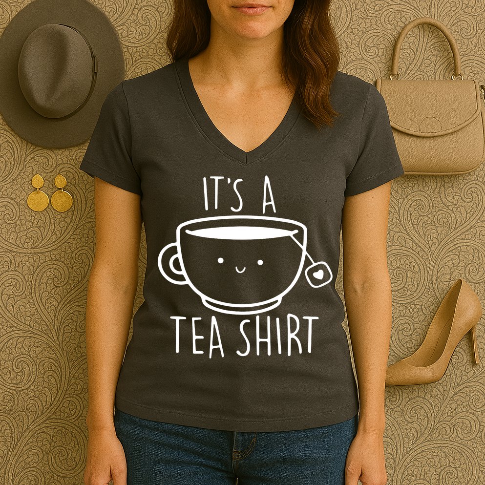ItS A Tea Shirt Funny Tea Lover Women's V-Neck T-Shirt
