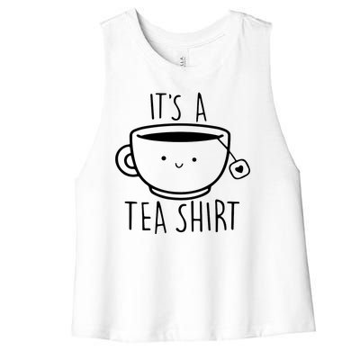 ItS A Tea Shirt Funny Tea Lover Women's Racerback Cropped Tank