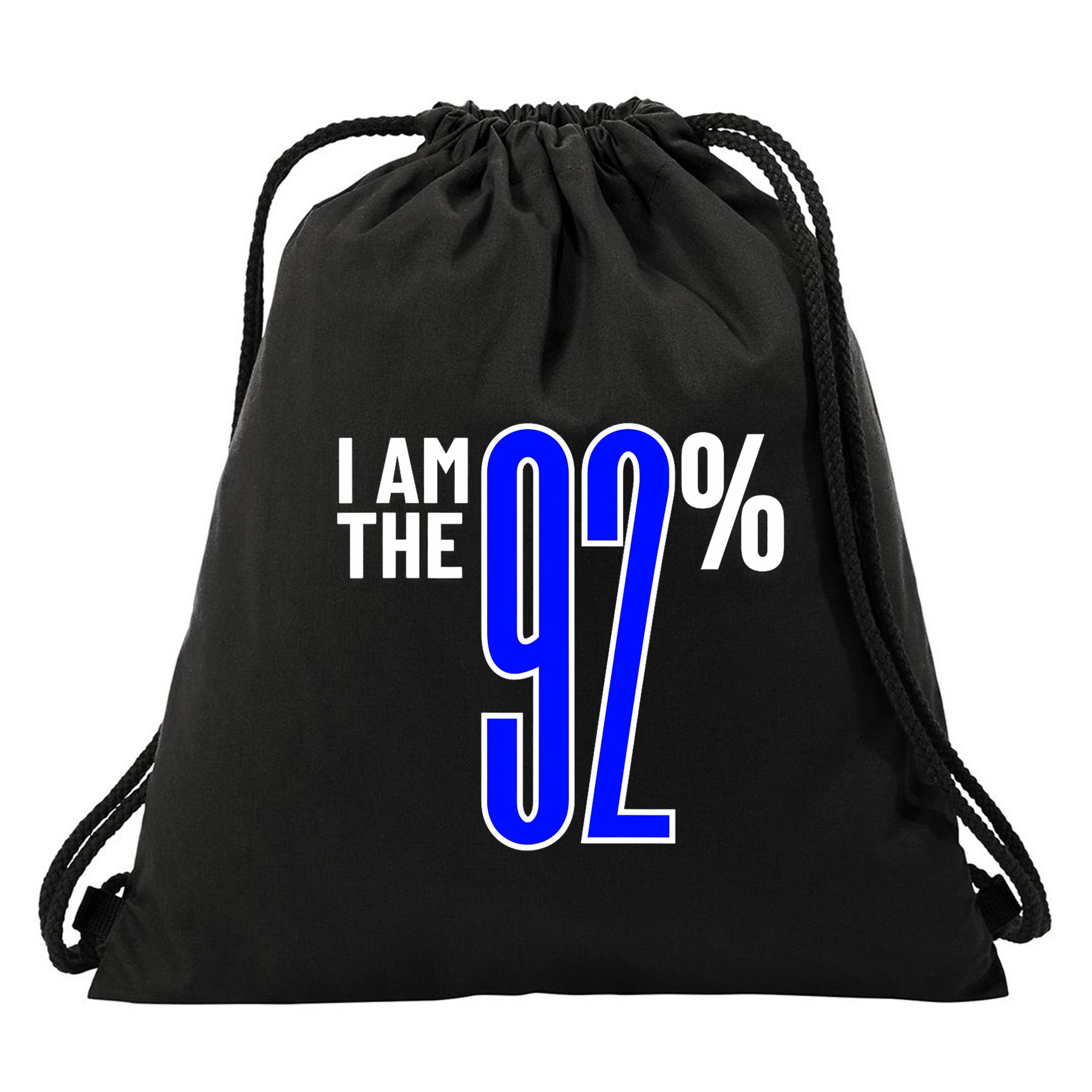 I Am The 92% Club Black Women Vote Black Women We Are Tired Drawstring Bag