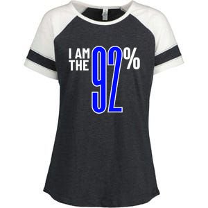 I Am The 92% Club Black Women Vote Black Women We Are Tired Enza Ladies Jersey Colorblock Tee