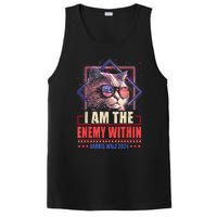 I Am The Enemy Within Harris Walz 2024 Usa Vote Cat Lovers PosiCharge Competitor Tank