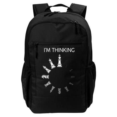 I Am Thinking Chess Pieces Im Thinking Chess Player Lover Daily Commute Backpack