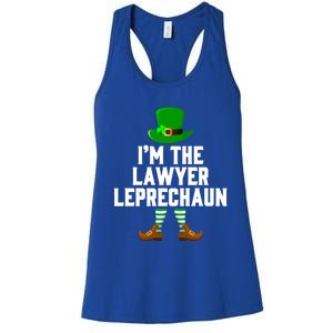 I Am The Lawyer Leprechaun Giftst Patricks Day Tee Gift Women's Racerback Tank