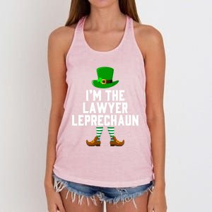 I Am The Lawyer Leprechaun Giftst Patricks Day Tee Gift Women's Knotted Racerback Tank