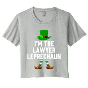 I Am The Lawyer Leprechaun Giftst Patricks Day Tee Gift Women's Crop Top Tee