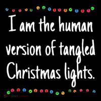 I Am The Human Version Of Tangled Christmas Lights  Sustainable Bucket Hat