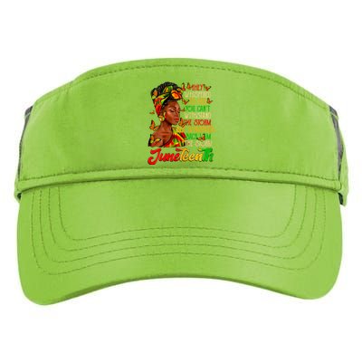 I Am The Storm Black Women Black History Adult Drive Performance Visor