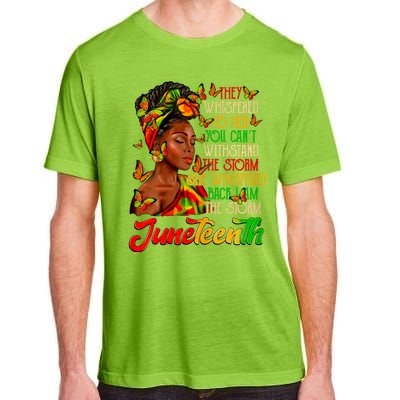 I Am The Storm Black Women Black History Adult ChromaSoft Performance T-Shirt