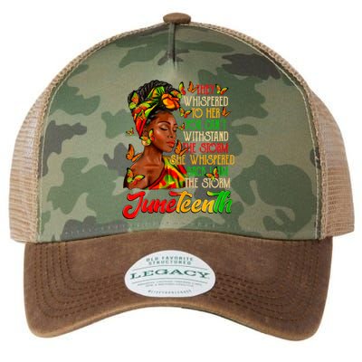 I Am The Storm Black Women Black History Legacy Tie Dye Trucker Hat