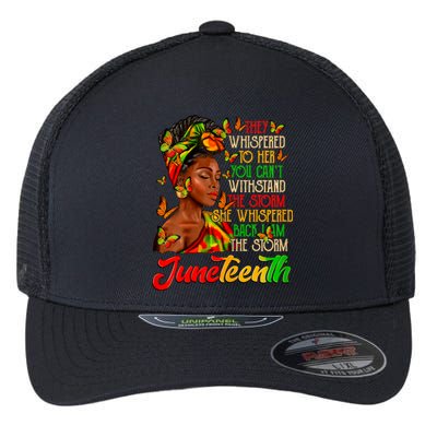 I Am The Storm Black Women Black History Flexfit Unipanel Trucker Cap