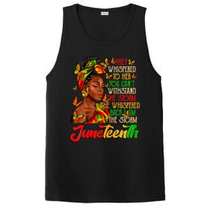 I Am The Storm Black Women Black History PosiCharge Competitor Tank