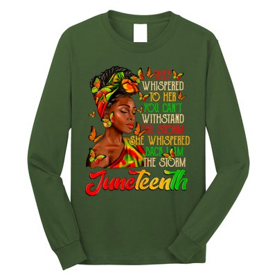 I Am The Storm Black Women Black History Long Sleeve Shirt