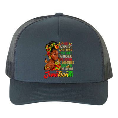 I Am The Storm Black Women Black History Yupoong Adult 5-Panel Trucker Hat