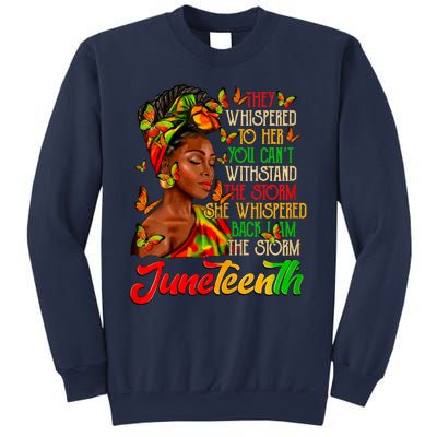 I Am The Storm Black Women Black History Sweatshirt