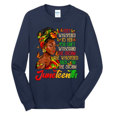 I Am The Storm Black Women Black History Tall Long Sleeve T-Shirt