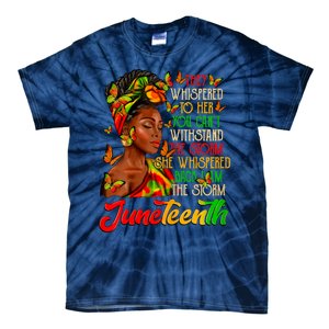 I Am The Storm Black Women Black History Tie-Dye T-Shirt