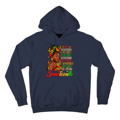 I Am The Storm Black Women Black History Tall Hoodie