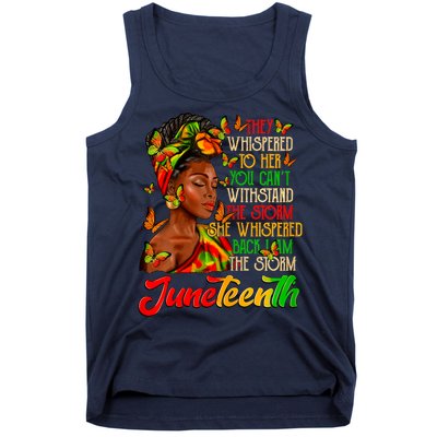 I Am The Storm Black Women Black History Tank Top