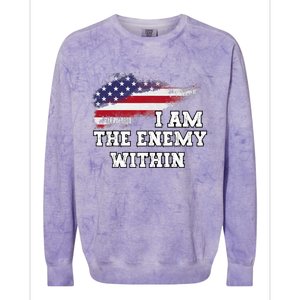 I Am The Enemy Within Colorblast Crewneck Sweatshirt