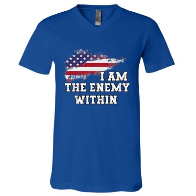 I Am The Enemy Within V-Neck T-Shirt