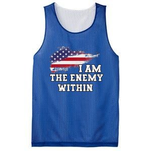 I Am The Enemy Within Mesh Reversible Basketball Jersey Tank