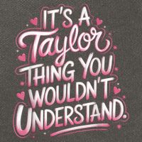 Its A Taylor Thing You Wouldnt Understand Cotton Canvas Backpack