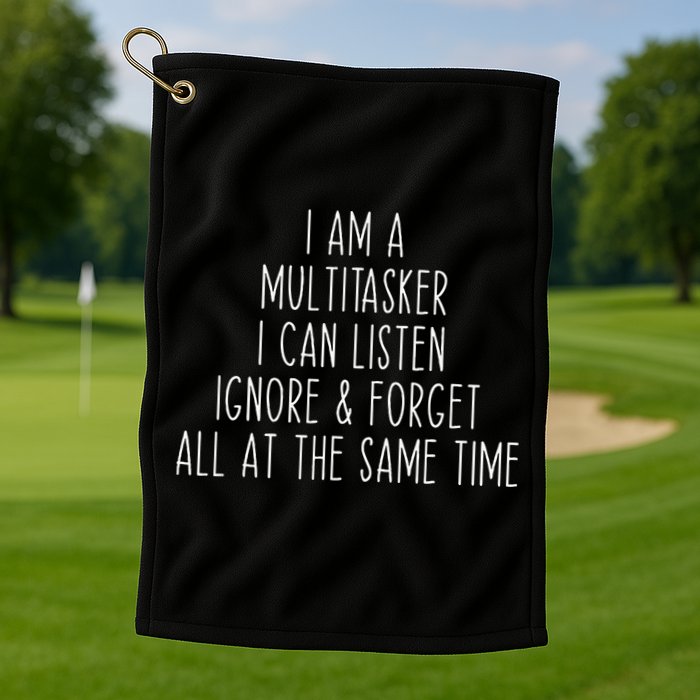 I Am The Captain Im Always Right Boat Captain Sailors Golf Towel