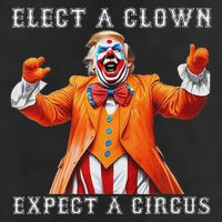 Impeach Anti Trump Elect A Clown Expect A Circus Cool Comfort Performance Bucket Hat