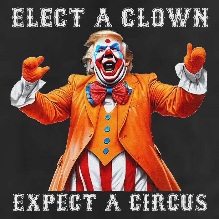 Impeach Anti Trump Elect A Clown Expect A Circus Cool Comfort Performance Bucket Hat
