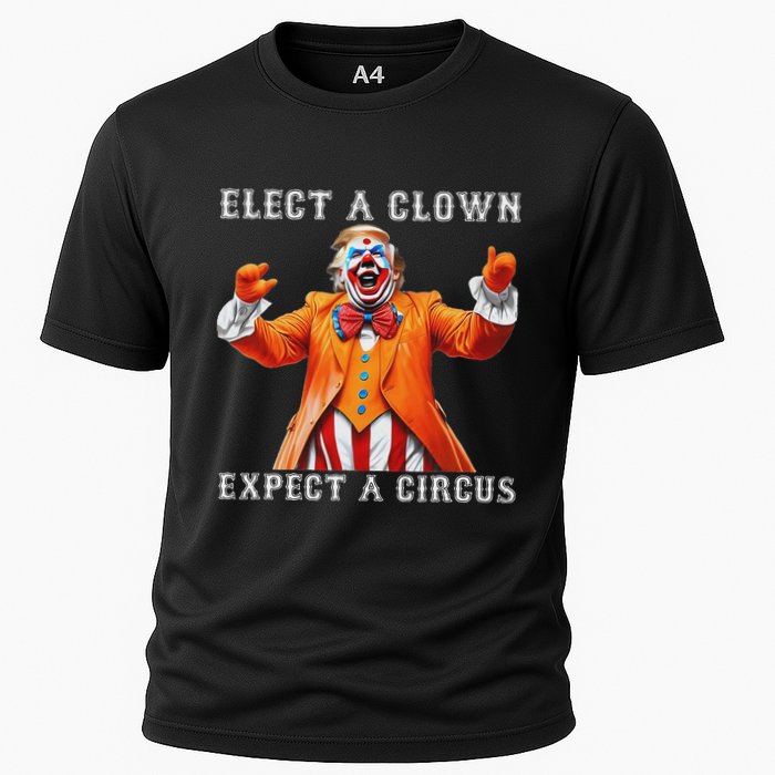 Impeach Anti Trump Elect A Clown Expect A Circus Cooling Performance Crew T-Shirt