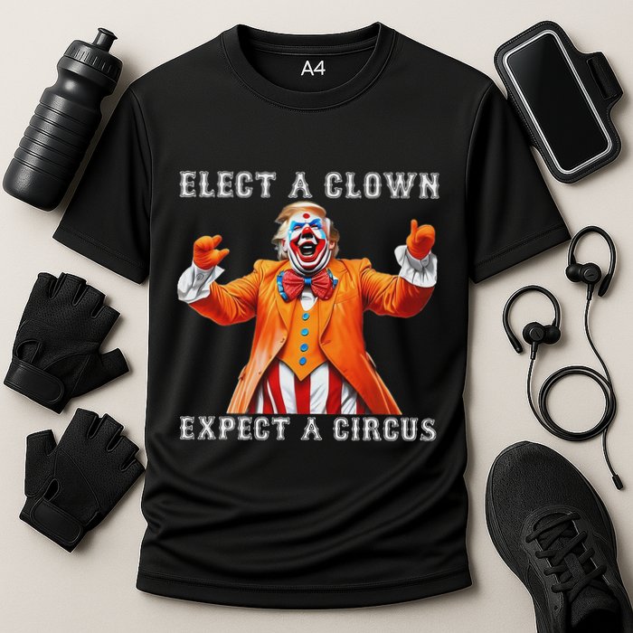 Impeach Anti Trump Elect A Clown Expect A Circus Cooling Performance Crew T-Shirt