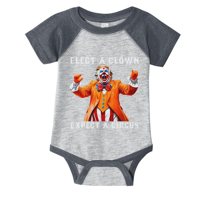 Impeach Anti Trump Elect A Clown Expect A Circus Infant Baby Jersey Bodysuit