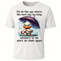 I'm At The Age Where The Next Day My Body Whispers To Me Performance Shirt
