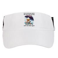 I'm At The Age Where The Next Day My Body Whispers To Me Adult Drive Performance Visor