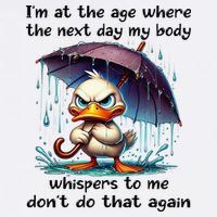 I'm At The Age Where The Next Day My Body Whispers To Me Flatbill Hat