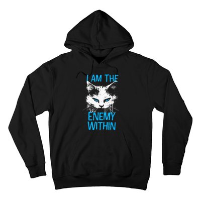 I Am The Enemy Within Kamala Harris 2024 Merch Usa Cat Face Vote Hoodie